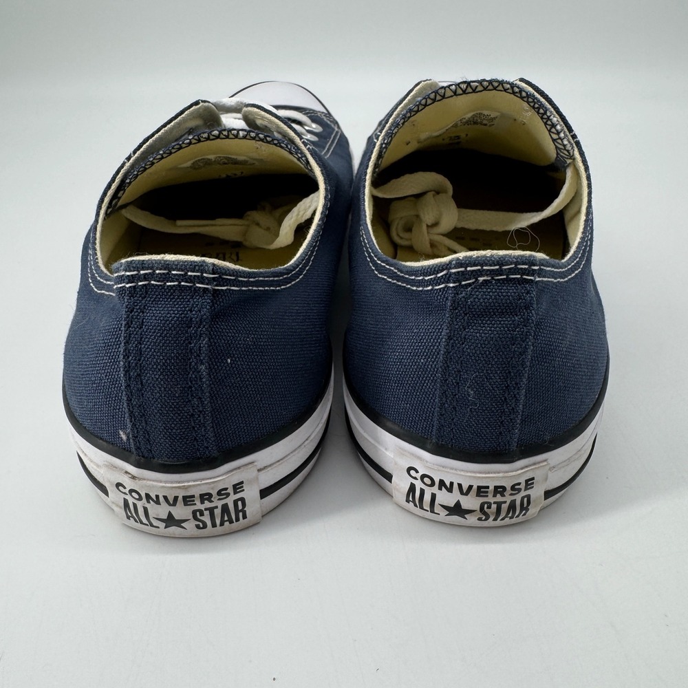 Converse Chuck Taylor Low Top Shoes M10.5 W12.5 Navy Retro Skater Indie Classic - Picture 4 of 9